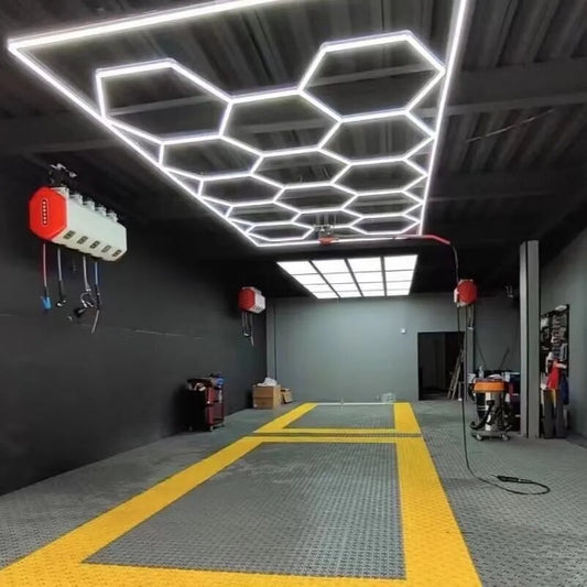 Garage Guardians Overhead Hex Lights